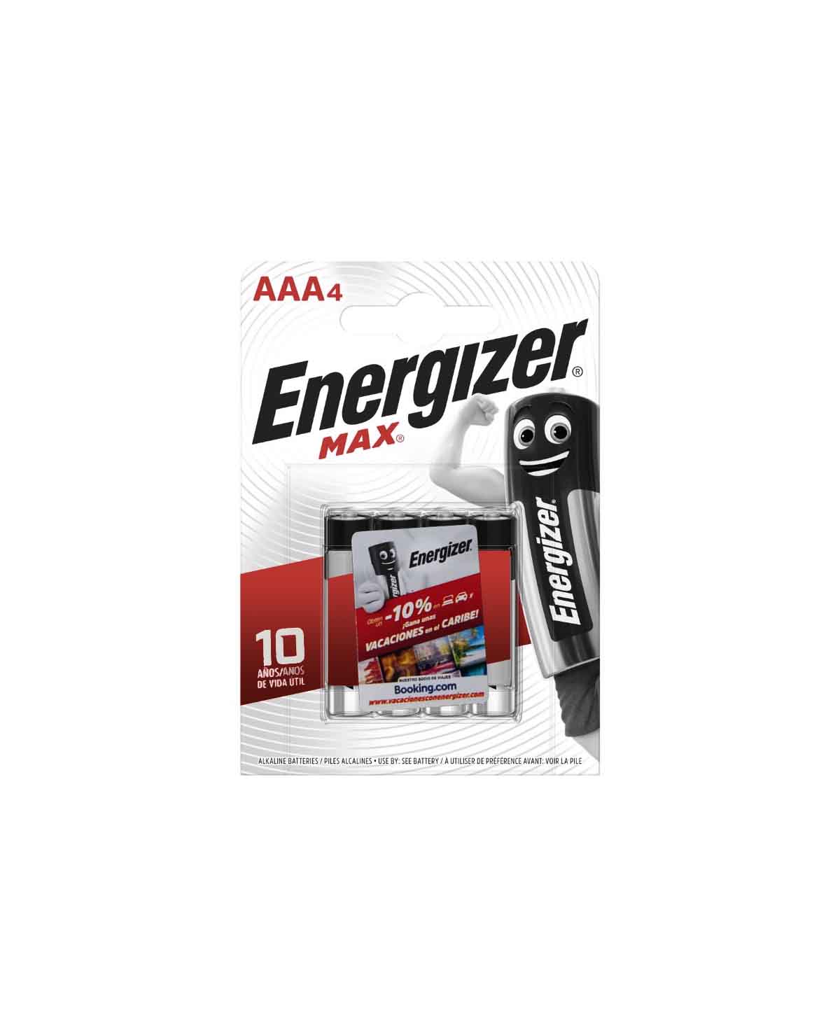 Pilas Energizer Max AAA Pack x 4 Un